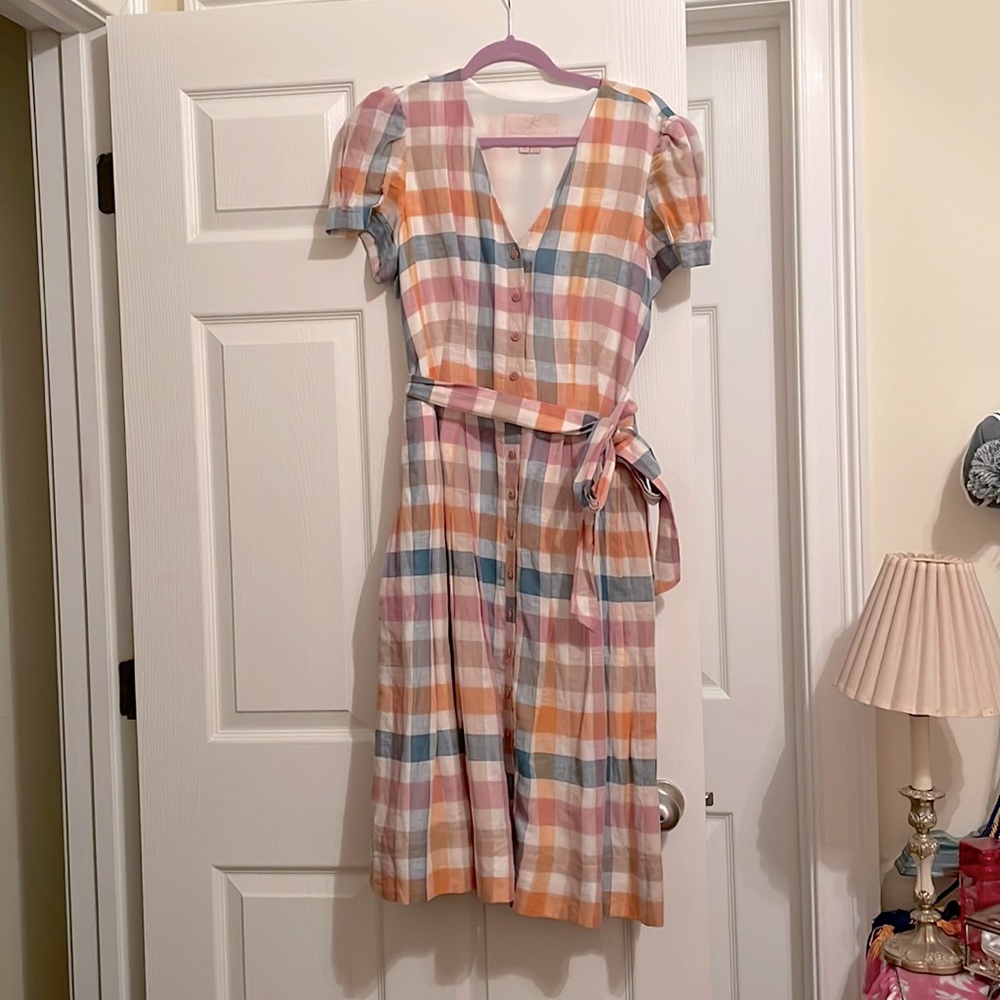 Gal Meets Glam Gingham Poppy Dress